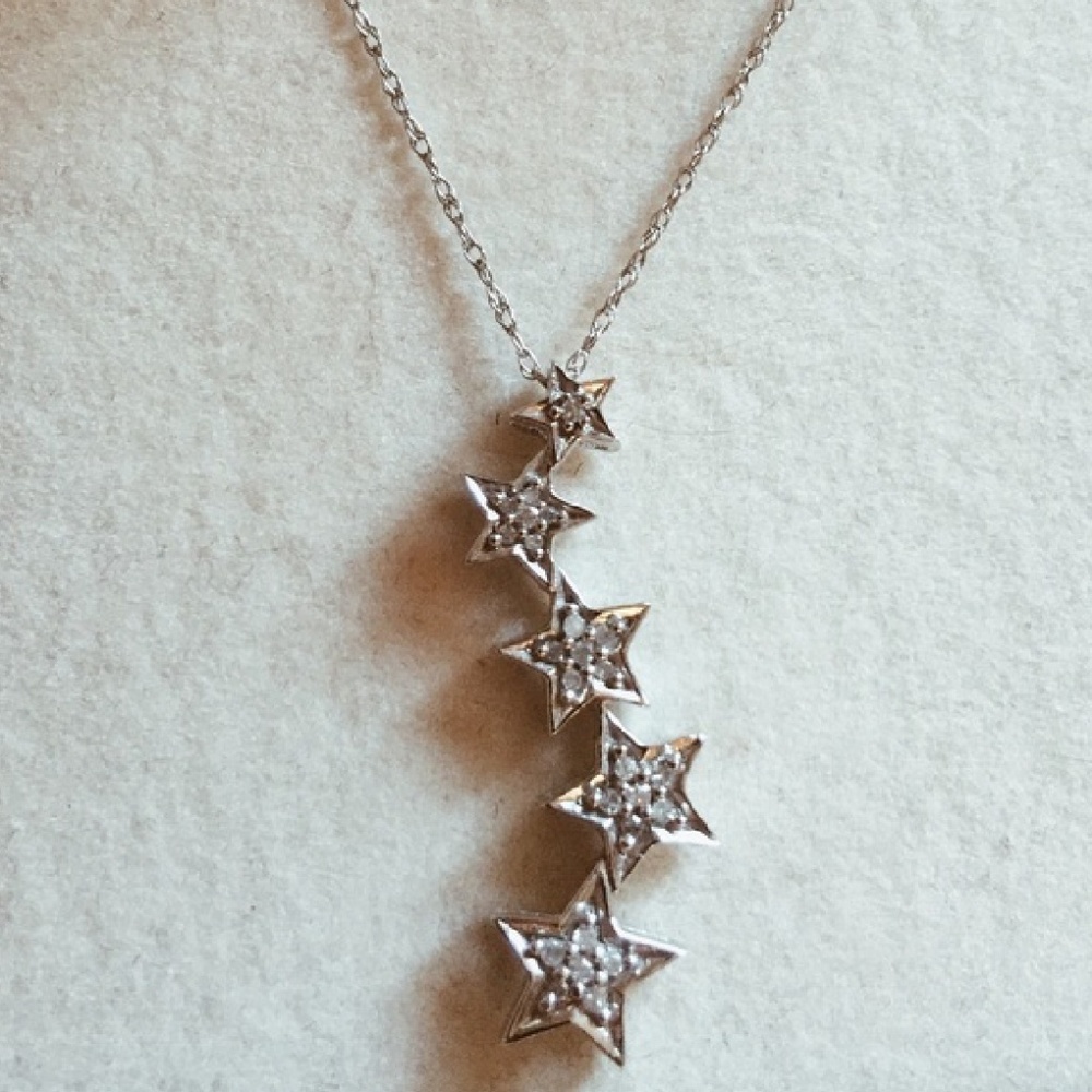 Zales Diamond Star Necklace